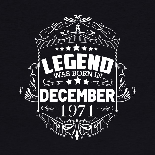 The legend was born in December 1971 by HBfunshirts